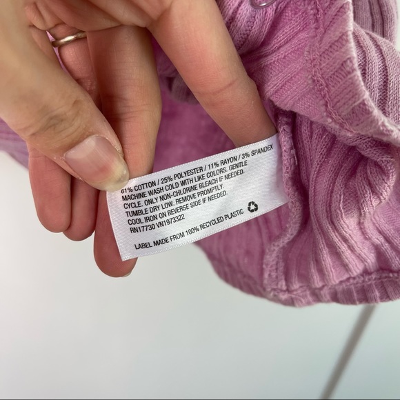 Wild Fable Ribbed Cropped Top - Picture 5 of 6